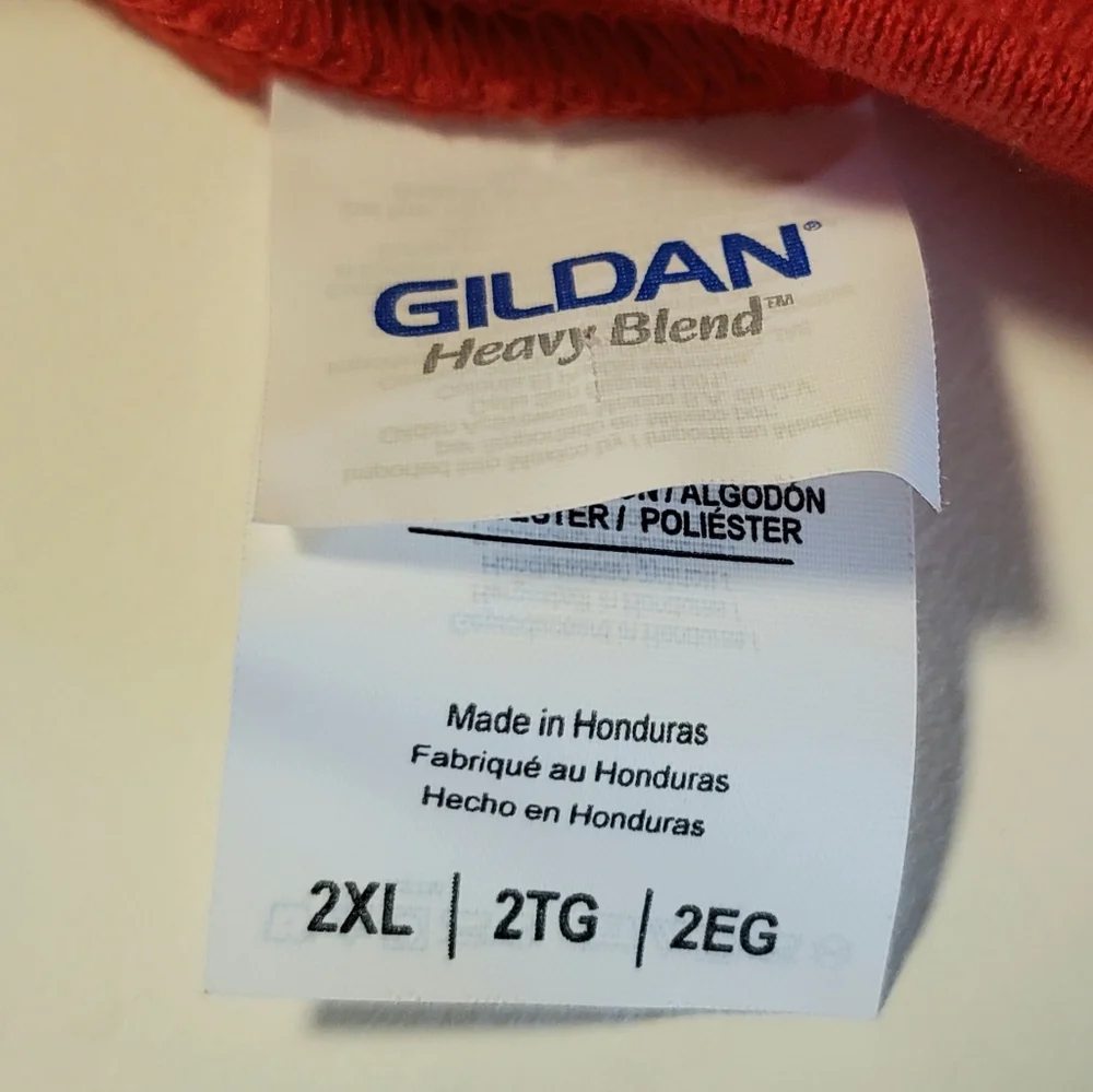 Red Crewneck Sweatshirt Happy Christmakuh Holiday Christmas Hanukah Adult XXL - Picture 2 of 6